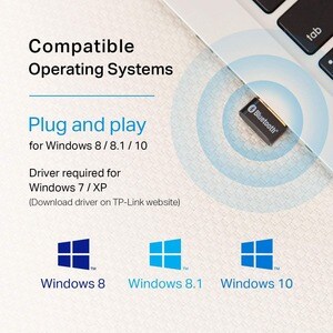 TP-Link UB400 Bluetooth 4.0 Bluetooth Adapter for Computer, Notebook - USB 2.0 - External