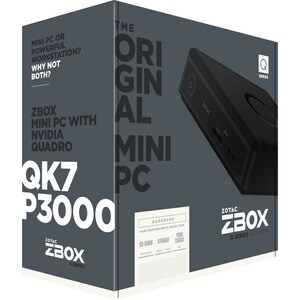 Desktop Computer Zotac ZBOX PRO QK7P3000 - Intel Core i7 7th Gen i7-7700T 2,90 GHz Prozessor DDR4L SDRAM - Mini-PC - NVIDI