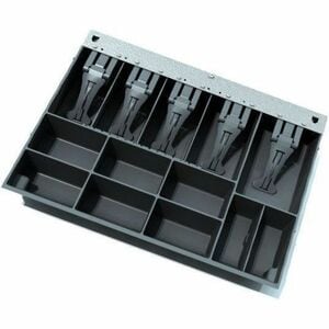 apg E3000 Cash Drawer - 5 Bill - 8 Coin - 2 Media Slot - Black