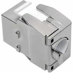 Eaton Tripp Lite Series Keystone Jack Cat6a/Cat6/Cat5e, RJ45, Shielded, Dust Cap - Toolless, PoE/PoE+ Compliant, TAA - 1 x