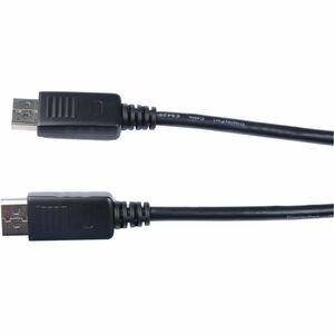 V7 V7DP2HD-03M-BLK-1E 3.05 m DisplayPort/HDMI A/V Cable - Cable for PC, Monitor, Projector - First End: 1 x DisplayPort Di