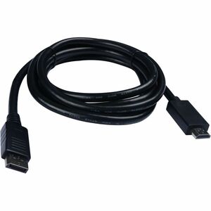 V7 V7DP2HD-02M-BLK-1E 2,01 m DisplayPort/HDMI AV-Kabel - Cable for Audio-/Video-Gerät, PC, Monitor, Projektor, Computer - 