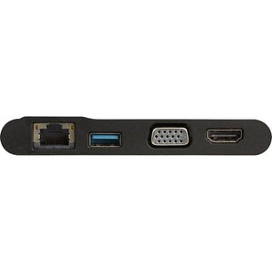 StarTech.com USB-C Multiport Adapter with Wireless Presentation Remote - Mac or Windows - VGA or 4K HDMI - With Gigabit Et