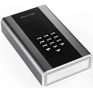iStorage diskAshur DT2 4 TB Secure Encrypted Desktop Hard Drive | FIPS Level-3 | Password protected | Dust/Water Resistant