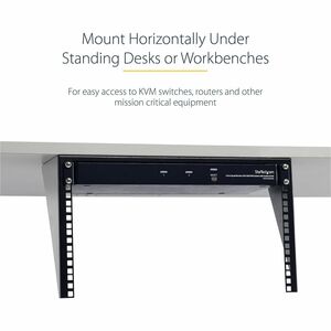 StarTech.com 6U 19-Inch Steel Vertical Rack and Wallmountable Server Rack - Mount server, network or telecommunications de