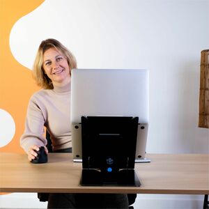 R-Go Riser Duo, support pour tablette et ordinateur portable - noir
