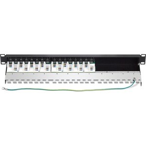 16-Port Cat6a Shielded Patch Panel