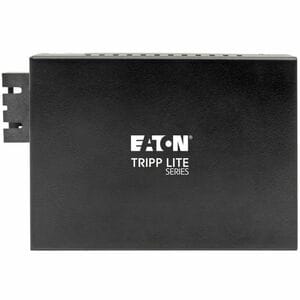 Tripp Lite by Eaton Gigabit Singlemode Fiber to Ethernet Media Converter POE+ - 10/100/1000 SC 1310 nm 20 km (12.4 mi.) - 