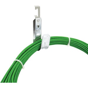 Eaton Tripp Lite Series J-Hook Cable Support - 2", Batwing, Galvanized Steel, 25 Pack - J-hook - Silver - 25 - Galvanized 