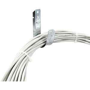 Tripp Lite by Eaton J-Hook Cable Support - 2", Wall Mount, Galvanized Steel, 25 Pack - J-hook - Silver - 25 - Galvanized S
