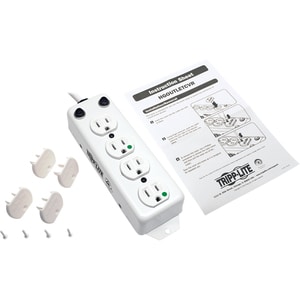 Eaton Tripp Lite Series Safe-IT UL 1363A Medical-Grade Power Strip for Patient-Care Vicinity, 4 Hospital-Grade Outlets, 15