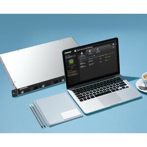 Sistema di archiviazione DAS QNAP TR-004U - 4 x Vani totali Rack-Montabile - Serial ATA/300 Controllore - Supporto RAID - 