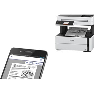 Stampante multifunzione a getto di inchiostro Epson ET-M3180 Wireless EcoTank - Monocromatico - Fotocopiatrice/Fax/Stampan
