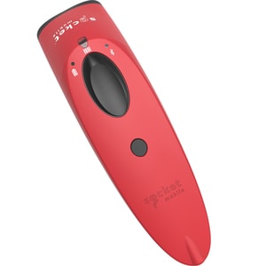 Socket Mobile SocketScan® S740, Universal Barcode Scanner, Red & Charging Stand - Wireless Connectivity - 19.49" (495 mm) 