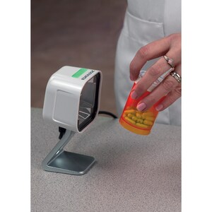 Datalogic Magellan 1500i Desktop Barcode Scanner - Cable Connectivity - White - 1D, 2D - Imager - USB