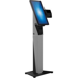 Elo Wallaby Self-Service Countertop Stand - Up to 22" Screen Support - Black, Silver