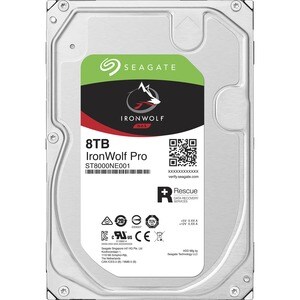 Disco rigido Seagate IronWolf Pro ST8000NE001 - 3.5" Interno - 8 TB - SATA (SATA/600) - Registrazione magnetica convenzion
