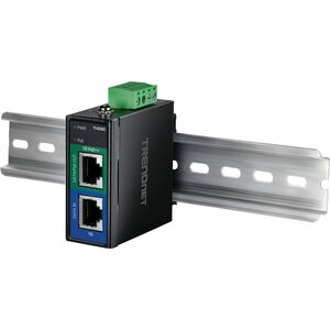 TRENDnet Industrial 95W Gigabit PoE++ Injector, TI-IG90, 1 x Gigabit Port, 1 x Gigabit PoE++ Port, Provides PoE (15.4W), P