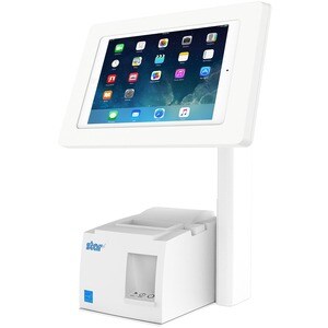 mUnite POS Stand - Designed for Use with TSP100III & TSP650II Series, White