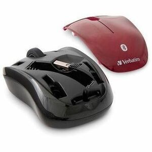 Verbatim Bluetooth® Wireless Tablet Multi-Trac Blue LED Mouse - Garnet - Blue LED/Optical - Wireless - Bluetooth - Garnet 