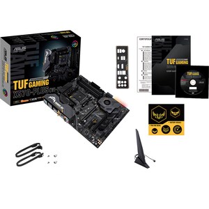 TUF GAMING X570-PLUS (WI-FI) Desktop Motherboard - AMD X570 Chipset - Socket AM4 - ATX - 128 GB DDR4 SDRAM Maximum RAM - D