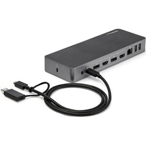 StarTech.com USB-Typ C Docking Station für Notebook - 60 W - 2 Unterstützte Displays - 4K - 4096 x 2160, 5120 x 2880 - 4 x