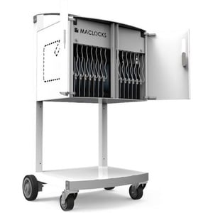 Compulocks CartiPad Uno Tablet / Laptop Charging Rolling Cart 16 Devices UK Power Plug - Simultaneously Store & Charge 16 