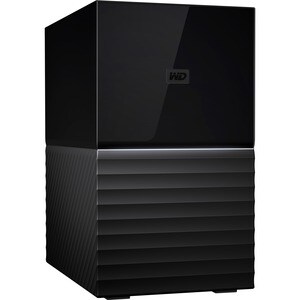 WD My Book Duo WDBFBE0240JBK 2 x Total Bays DAS Storage System - 24 TB HDD Desktop - 2 x HDD Installed - 24 TB Installed H