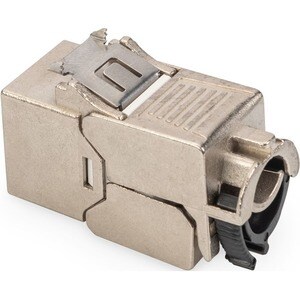 DIGITUS Professional Network Connector - 24 - 1 x 8-pin RJ-45 Network Female - Shielding - Silver