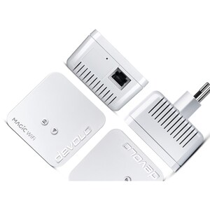 devolo Magic 1 WiFi Powerline Netzwerkadapter - 1 - 1 x Netzwerk (RJ-45) - 1200 Mbit/s Stromleitung - 400 m Reichweite unt