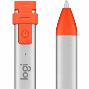 Stylet Logitech Crayon - Capacitive Type d'écran tactile supportée - Caoutchouc de Silicone, Aluminium, Polycarbonate/Acry