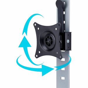 StarTech Cubicle Monitor Mount, Office Cubicle Wall Single 34" (17.6lb/8kg) VESA Monitor Hanger, Height Adjustable, Hangin