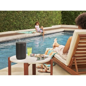 SONOS MOVE Portable Bluetooth Smart Speaker - Alexa, Google Assistant Supported - Black - Wireless LAN - Battery Rechargeable