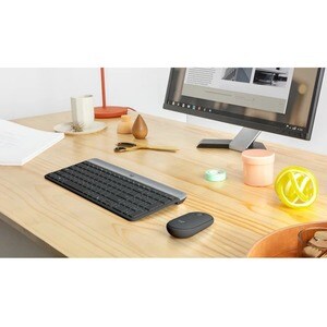 Clavier et souris Logitech MK470 - AZERTY - Français - USB Sans fil RF - Couleur du clavier/pavé tactile: Noir - USB Sans 