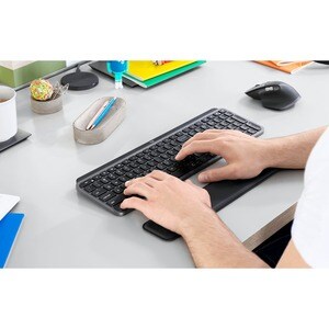 Logitech MX Keys Tastatur - Kabellos Konnektivität - USB-Typ C Schnittstelle - Deutsch - QWERTZ Layout - Bluetooth/RF - 10