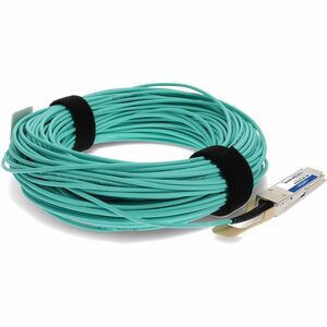AddOn 25 m Fibre Optic Network Cable - 1 - TAA Compliant - Cable for Network Device - First End: 1 x QSFP28 Network - Seco
