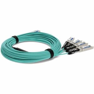 AddOn 20 m Fibre Optic Network Cable - 1 - TAA Compliant - Cable for Network Device - First End: 1 x QSFP+ Network - Secon