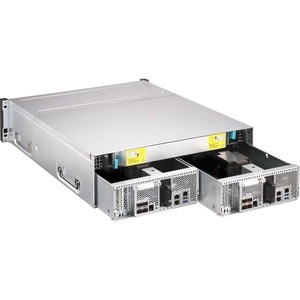 QNAP Enterprise ZFS NAS ES1686DC-2142IT-96G 16 x Total Bays SAN/NAS Storage System - 4 GB Flash Memory Capacity Xeon D-214