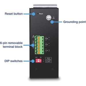 TRENDnet TI-G642i 6 Ports Manageable Ethernet Switch - Gigabit Ethernet - 1000Base-T, 100/1000Base-FX - New - TAA Complian