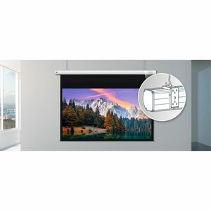Optoma DS-9120MGA 304,8 cm (120 Zoll) Manuell Projektionsleinwand - 16:9 - Mattweißes Fiberglas - 149,4 cm (58,8 Zoll) Höh