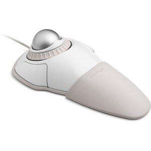 Kensington Orbit Trackball with Scroll Ring - White - Optical - Cable - White - USB - Scroll Ring - 2 Button(s) - Symmetrical