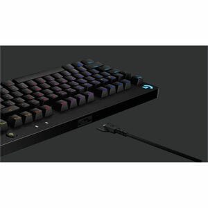 Logitech G PRO Gaming Keyboard - Cable Connectivity - Micro USB Interface - RGB LED - English (US) - Black - Mechanical Ke