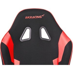 AKRacing Core Series EX-Wide Gaming Chair - For Gaming - Metal, Aluminum, Steel, Polyester, Fabric, Nylon - Red