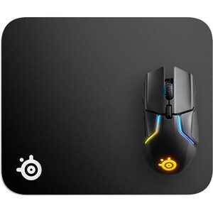 SteelSeries Cloth Gaming Mouse Pad - 13.39" x 10.63" Dimension - Black - Micro-woven Cloth, Rubber, Fabric - Anti-slip