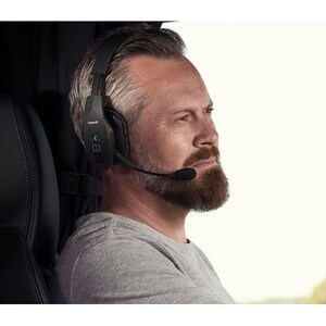 BlueParrott Kabellos Kopfbügel Mono Headset - Monaural - Ohraufliegend - 150 Hz bis 6,80 kHz Frequenzgang - 10000 cm Reich