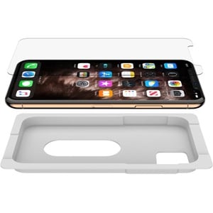 Belkin ScreenForce Tempered Glass Screen Protector - Crystal Clear - For LCD iPhone 11 Pro Max - Scratch Resistant, Oil Re