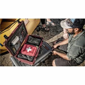 Pelican Air Case 1535TRVL Shipping Case - Internal Dimensions: 20.39" Length x 11.20" Width x 7.21" Depth - External Dimen