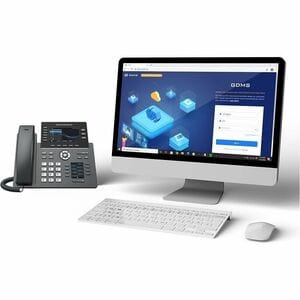 Grandstream GRP2616 IP Phone - Wi-Fi, Bluetooth - 3 Multiple Conferencing - 6 x Total Line - 4.3" LCD - IEEE 802.11 a/b/g/