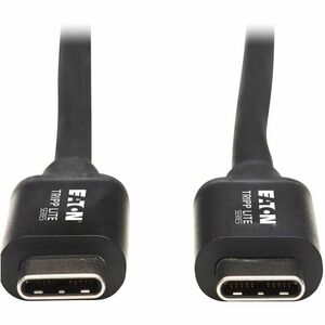 Tripp Lite series Thunderbolt 3 Cable, M/M, 0.5 m, Black - 1.6 ft (0.50 m) Thunderbolt 3 Video/Data Transfer Cable for Mac