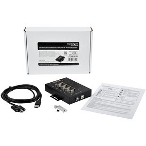 StarTech.com Serieller Hub - Extern - 1 - TAA-konform - USB - PC, Linux - 4 x Anzahl externe serielle Ports